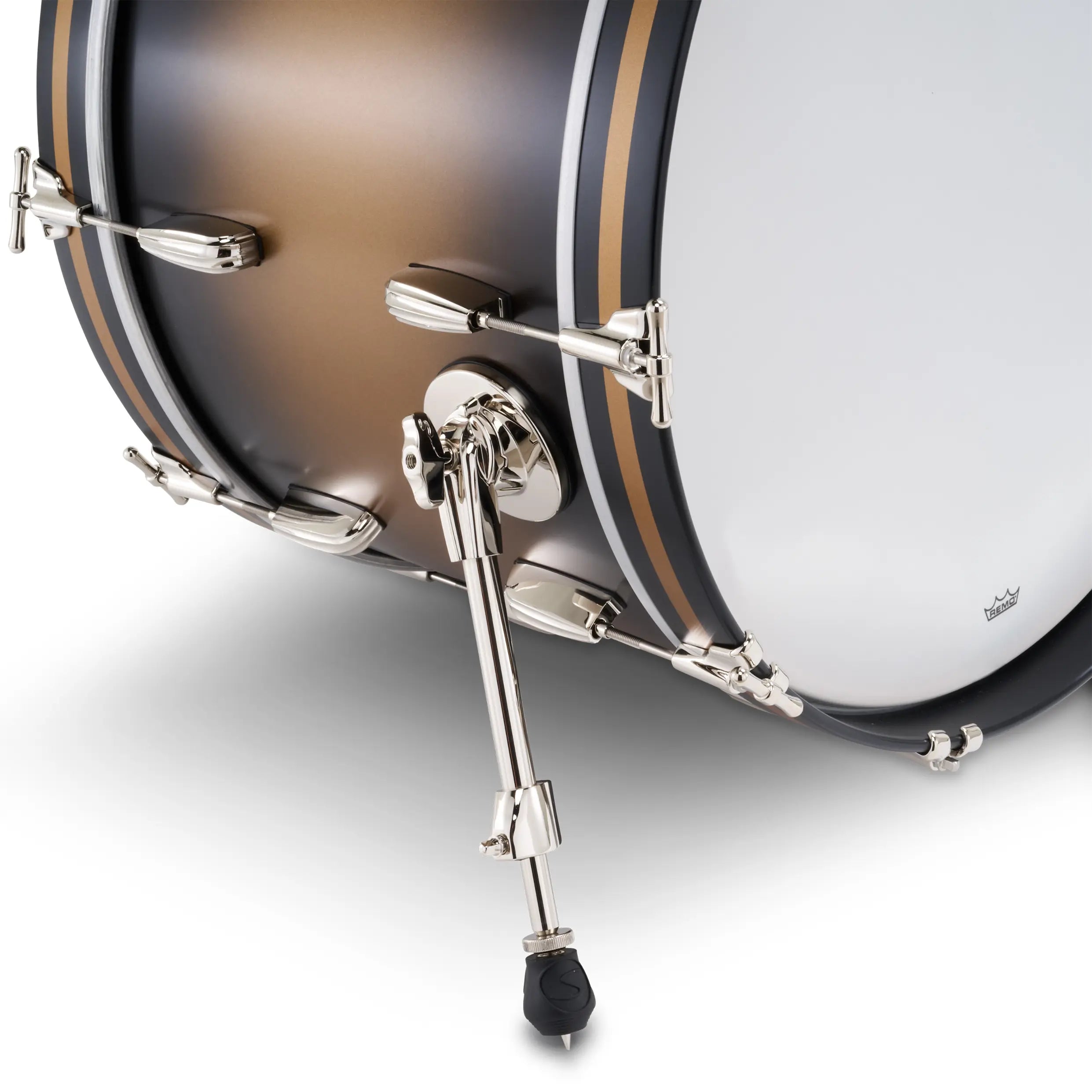Slingerland Radio King 4pc Drum Set 24/13/16/14 Black & Gold Lacquer